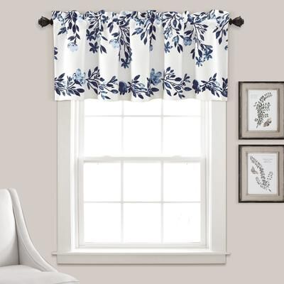 "Lush Decor Tanisha Room Darkening Window Curtain Valance - 18"" x 52"""