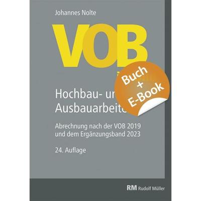 VOB im Bild-Hochbau-und Ausbauarbeiten-mit E-Book, Set von Johannes Nolte, RM Rudolf Müller Medien GmbH & Co. KG, 978-3-481-04788-7