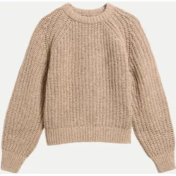Grobstrickpullover Alderney Beige 44