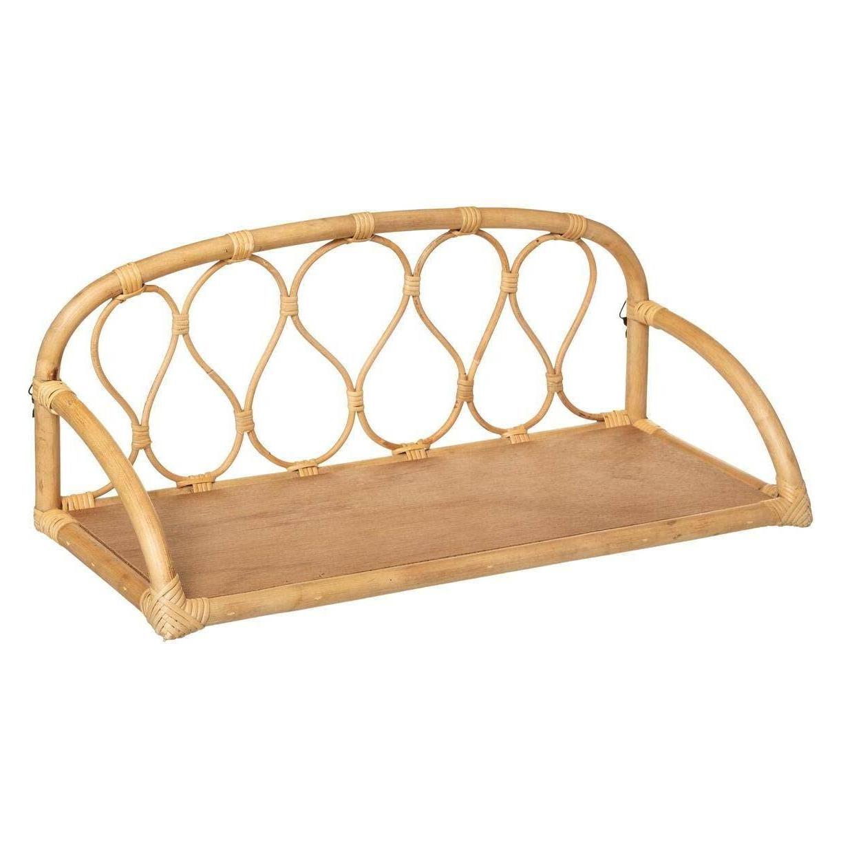 Atmosphera Rattan Regal, mittelbeige (23 x 57 x 24 cm) (39041684)