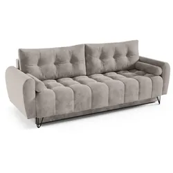 SCHLAFSOFA Malaga 3-Sitzer, Dunkelbeige