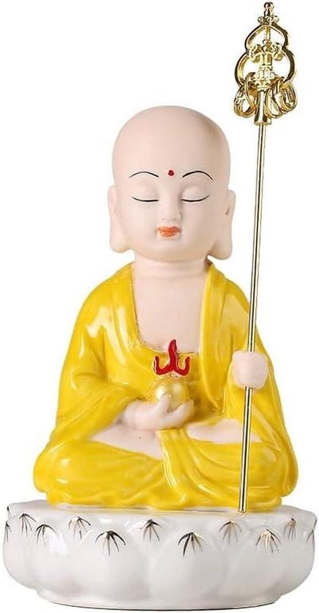 Keramiek Boeddhabeeld Zen Ornament Bruin 1 kg