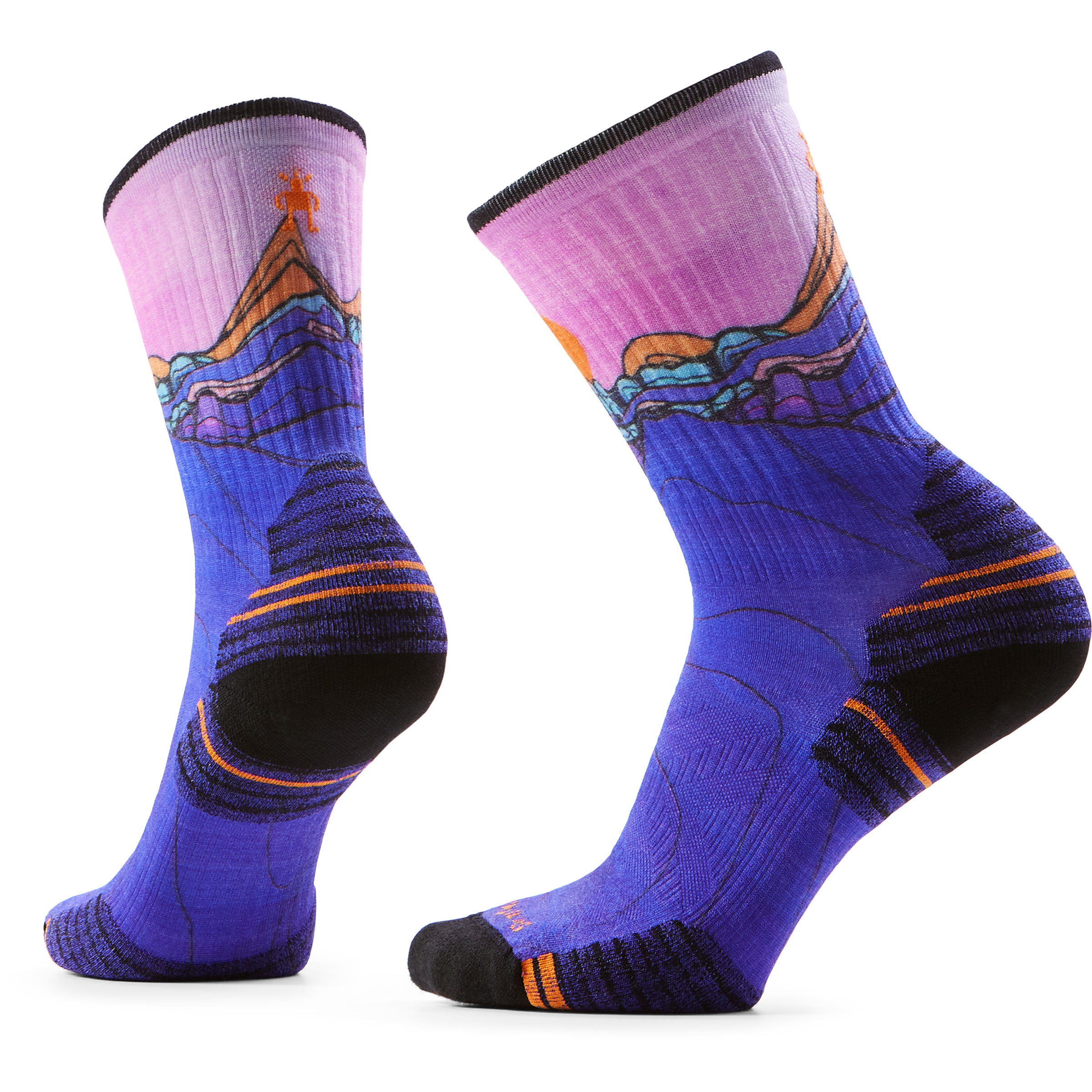 Smartwool Hike Targeted Cushion Mountain Damen Wandersocken blau Größe 34 Trekking Widerstandsfähig Merinowolle