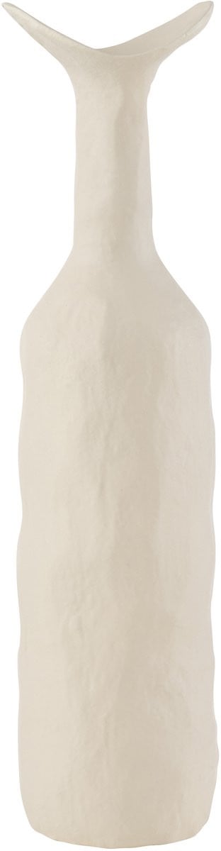 J-Line vaas Agra wit aluminium groot Hoogte: 50,5 cm