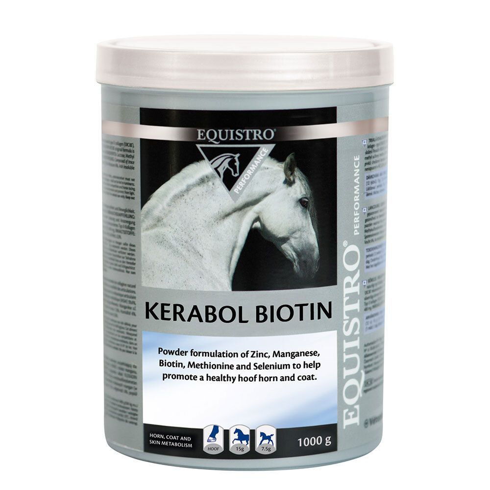 Equistro Kerabol Biotin Erg.Futterm.Pulver f.Pferd 1 kg Pulver