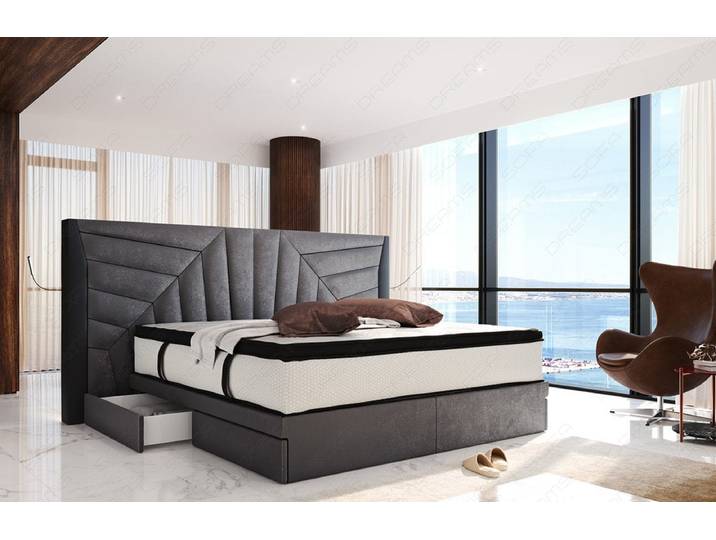 Boxspringbett Monaco Stoffbezug