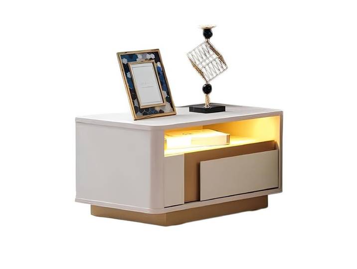 Xlmoebel Esstisch Brauner Esstisch aus Holz und Metall, modern und geräumig, Made in Europa