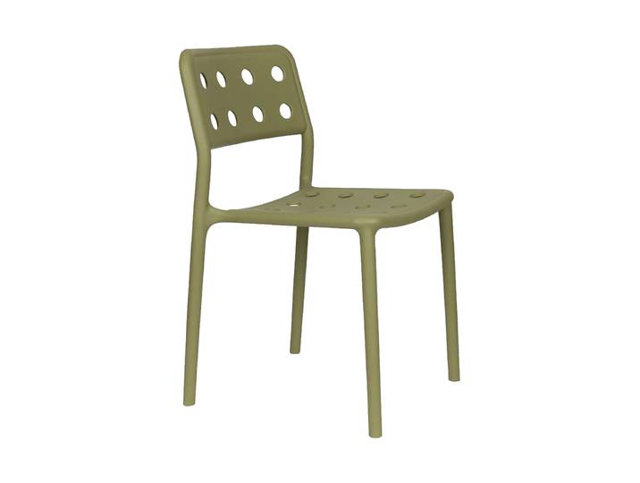 Stapelbarer Design Gartenstuhl „Serra“ Grün Zuiver