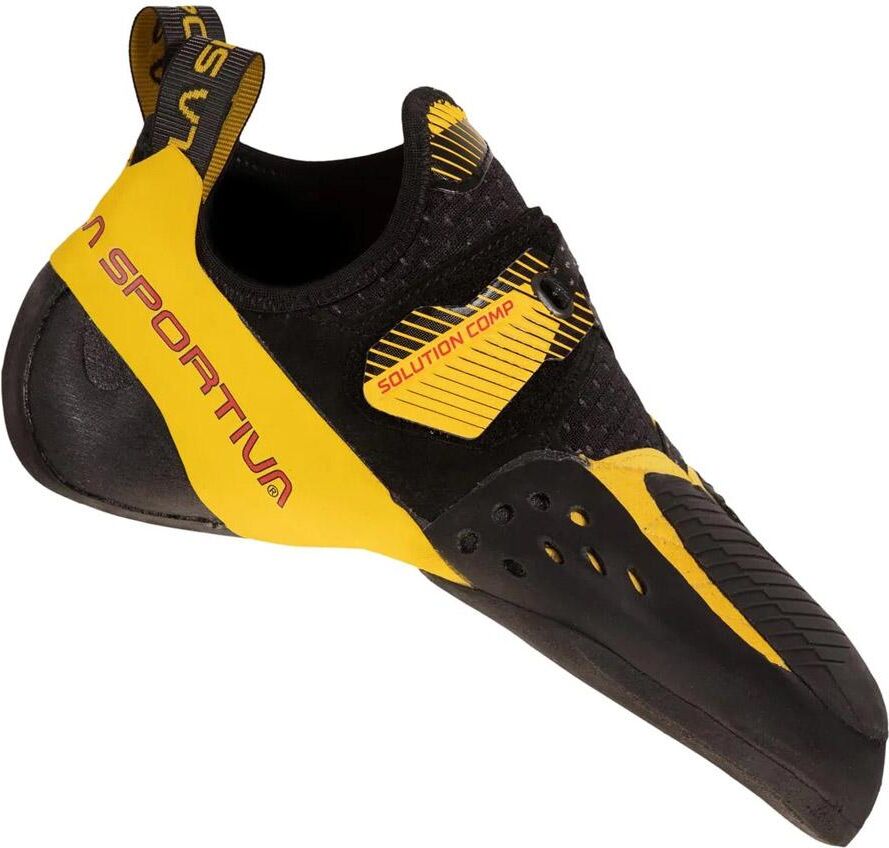 La Sportiva  - Solution Comp Black Yellow - 39 - Chaussons d'escalade