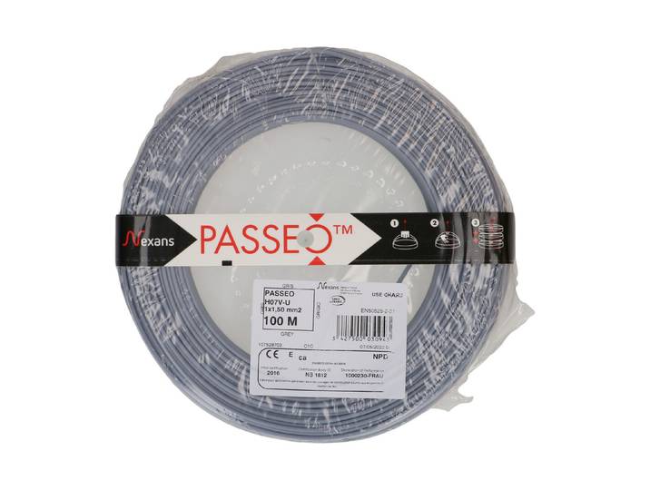 Max Hauri AG T-Draht H07V-U1X1.5 grau