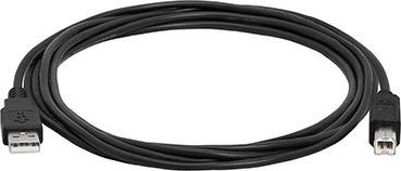 Hamlet XCU2AB50 USB A naar USB B kabel, USB 2.0, 5 meter, zwart