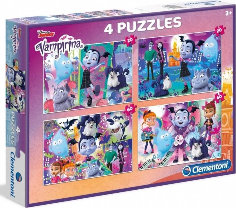Clementoni Puzzel Vampirina 4-in-1 (20, 20, 60, 60 stukjes)
