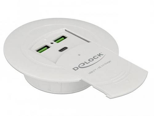 Delock 64065 USB Ladegerät 87W USB-C Buchse (Power Delivery), USB-A USB PD Weiß Innenbereich USB Power Delivery (USB-PD)