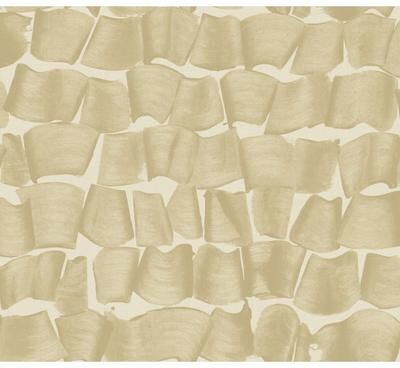 York Wallcoverings Brushed Ink Gold Wallpaper