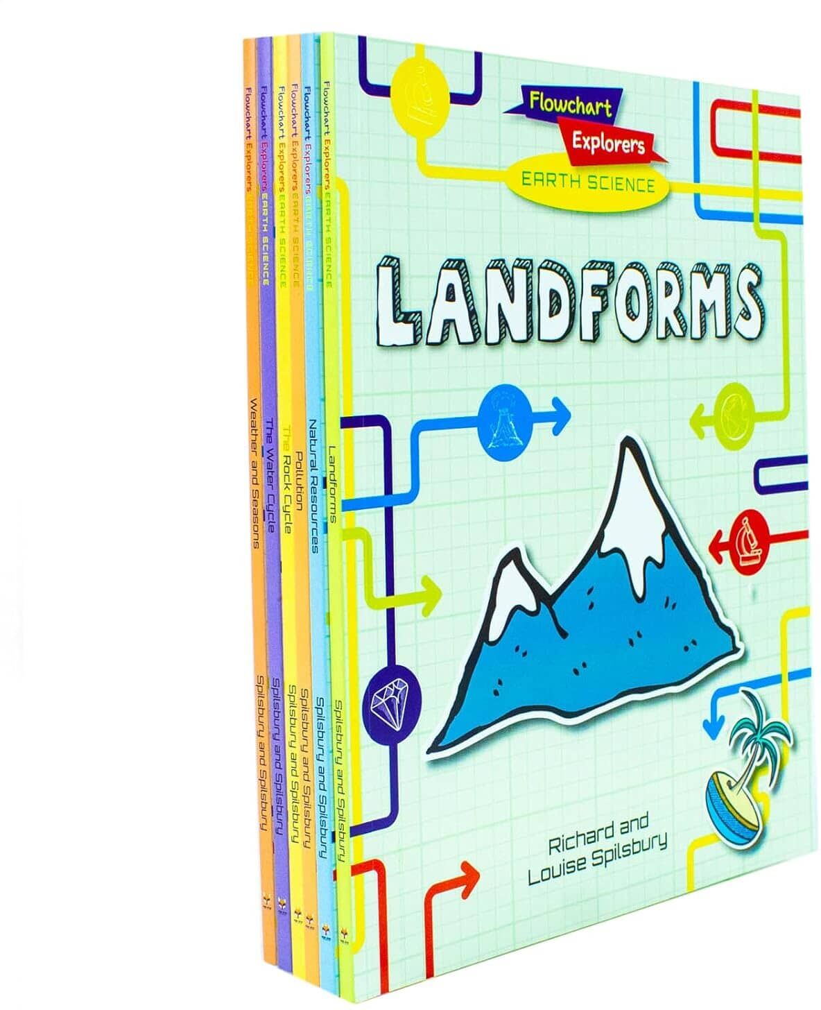 Flowchart Explorers Earth Science Series 6 Books Collection Set - Ages 9-11 - Paperback Fox Eye Publishing