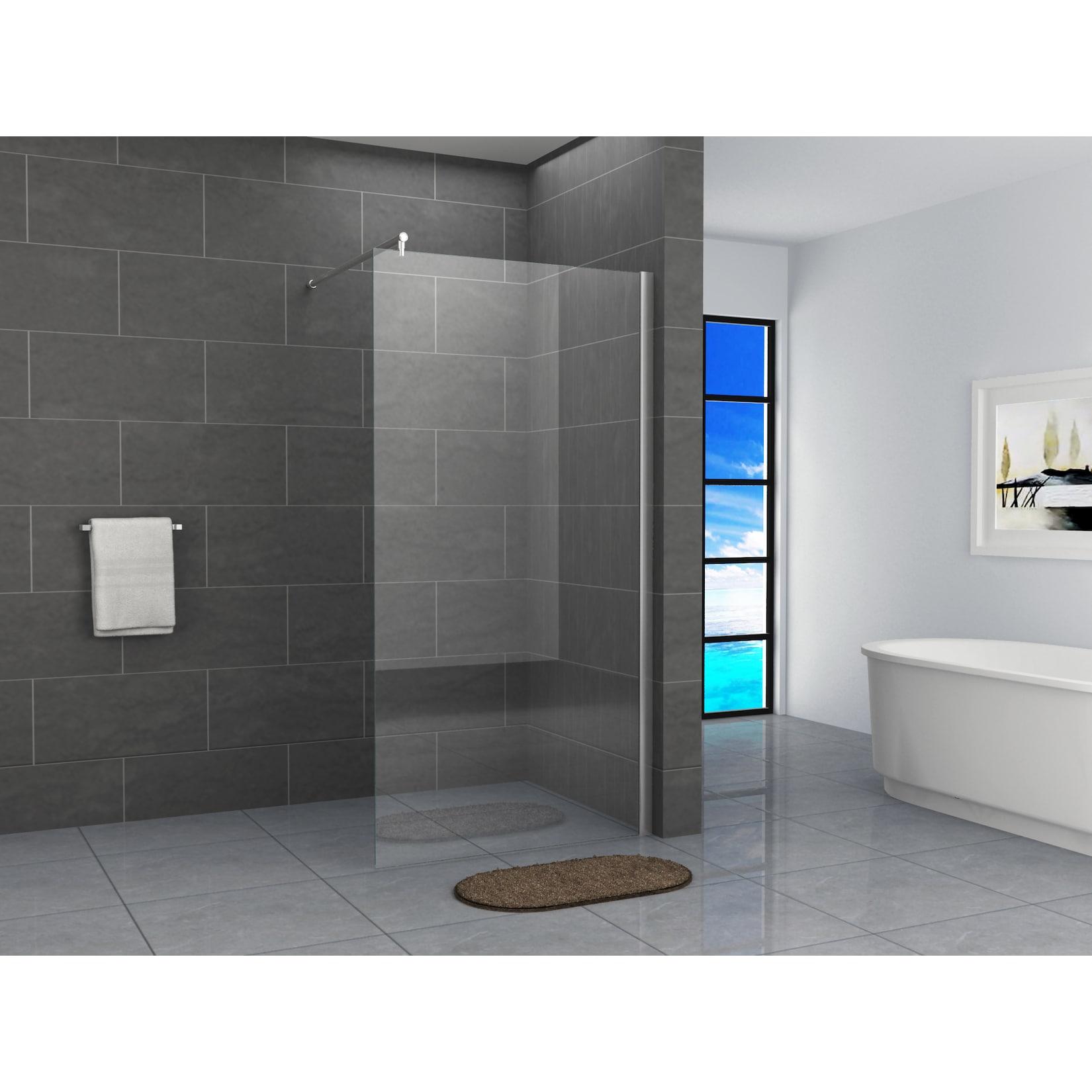 Fa-Bausysteme Walk-In Glas Dusche Klarglas 130 cm