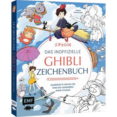 Das inoffizielle Ghibli-Zeichenbuch – Zauberhafte Motive für Fans des legendären Anime-Studios, Taschenbuch von Maxim Simonenko, Edition Michael