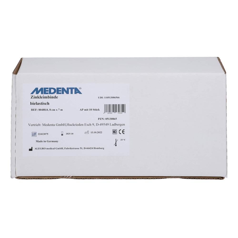 MEDENTA GmbH Zinkleimbinde 8 cmx7 m 05130865