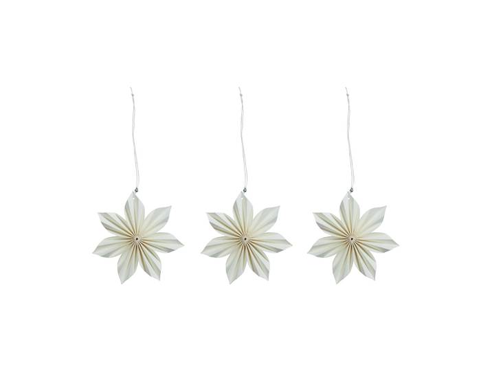 Watt & Veke Décoration de Noël Aurora Lot de 3 White-brown