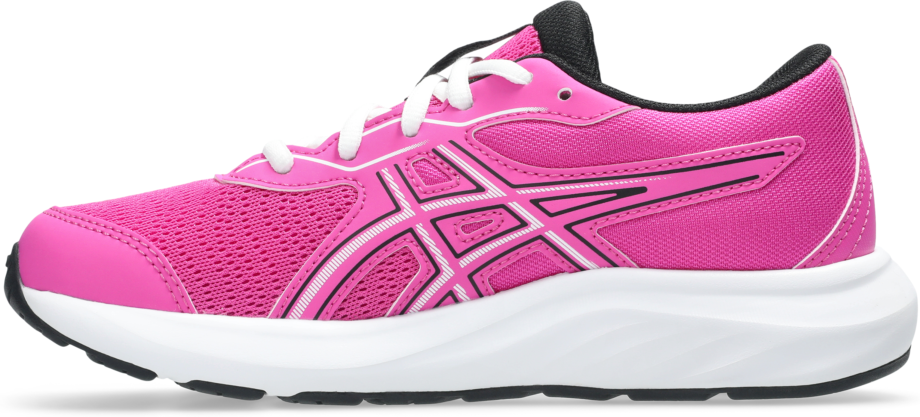 Laufschuh ASICS "CONTEND 9 GS", Mädchen, Gr. 37, pink (digital sakura, schwarz), Synthetik, Schuhe Laufschuh, pour enfants et adolescents digital sakura, schwarz 37