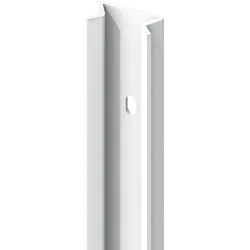 TraumGarten Pfosten-Eckmontageadapter Weiß 105 cm