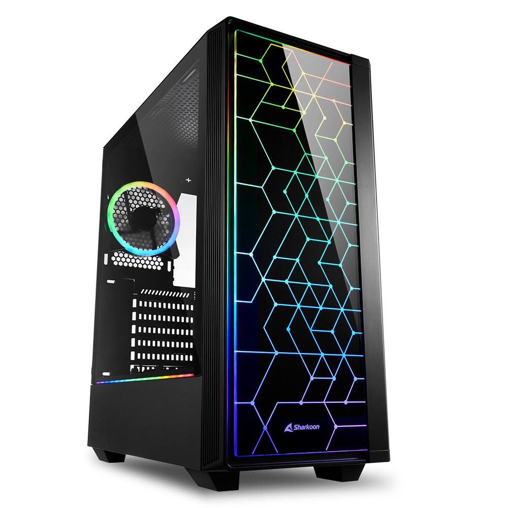 Sharkoon PC Gehäuse LIT 100 ATX schwarz 4044951028153
