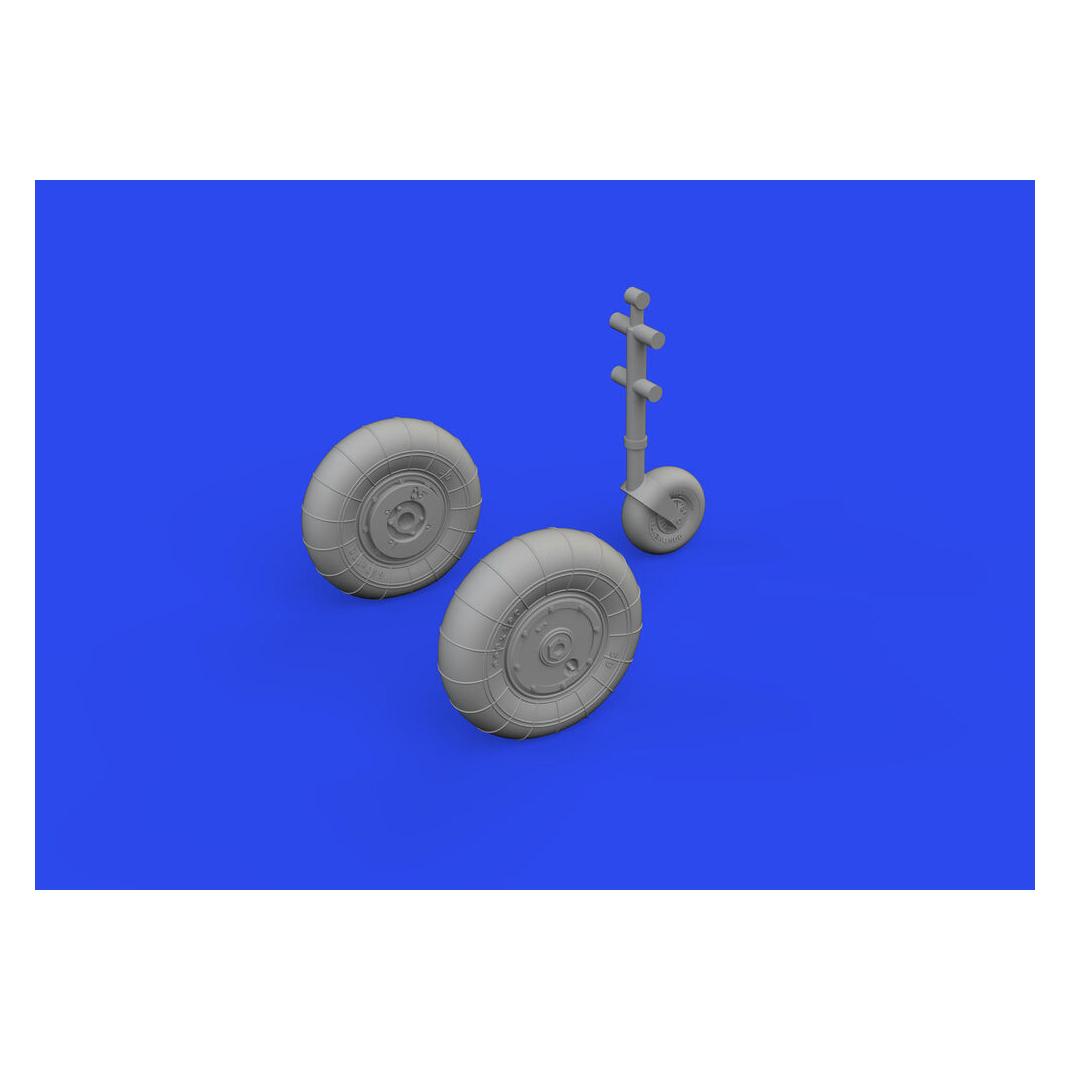 Eduard Bf 109K-4 wheels 1/48 (648914)