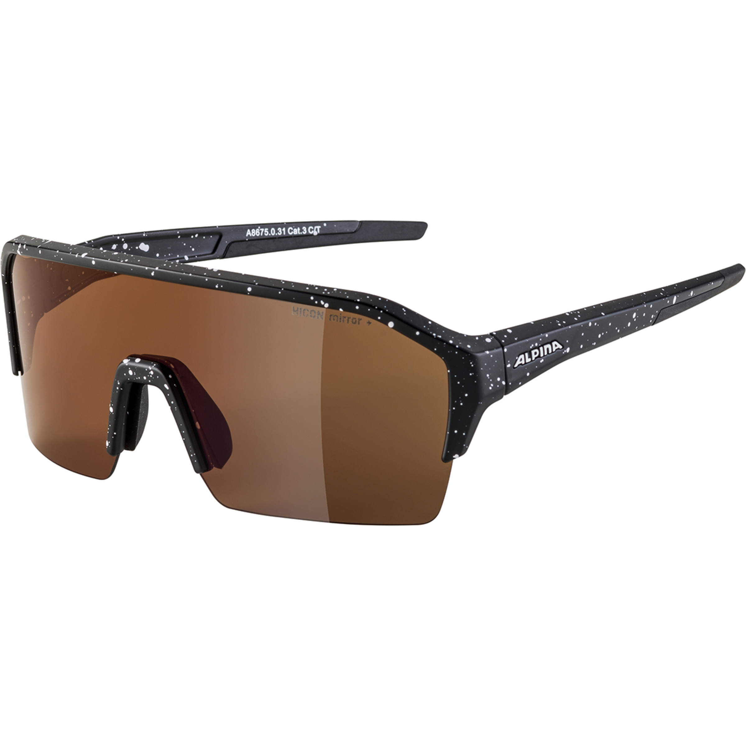 Alpina Ram HR HR HM+ Sportbrille Sportbrillen & Sportsonnenbrillen schwarz Trekking