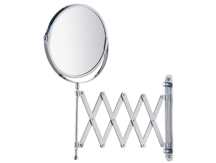 WENKO Cosmétiques Miroir de maquillage télescopique mural salle de bain WC Make UP grossissement 3x
