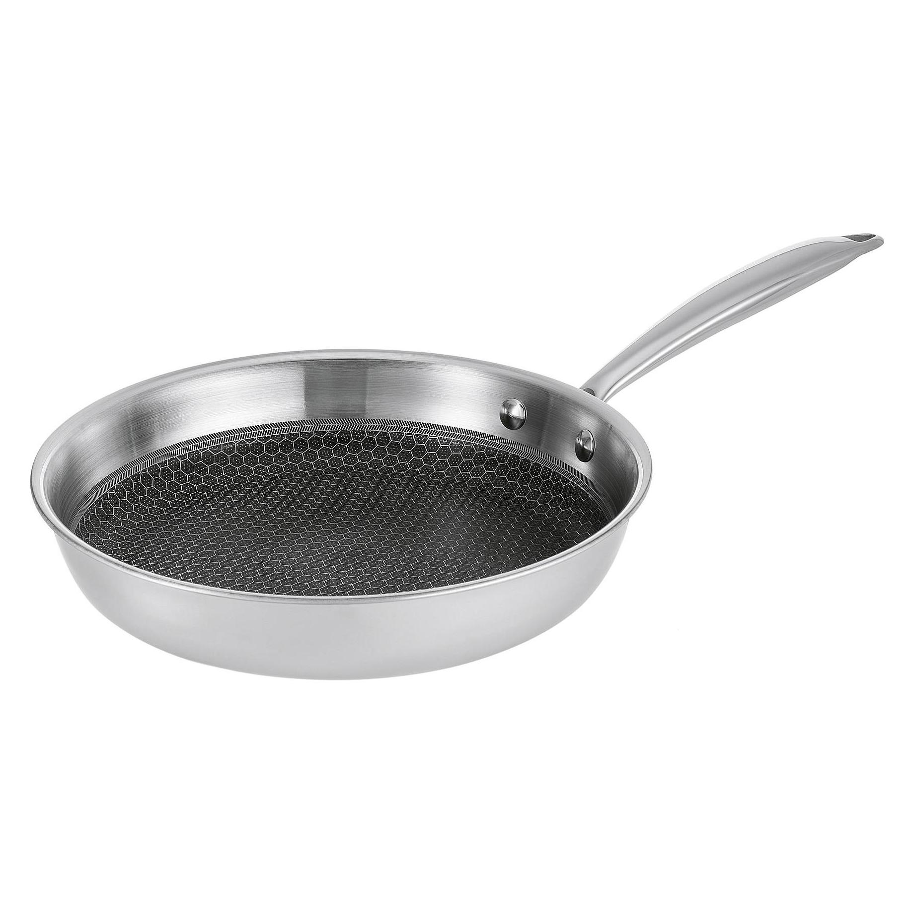 Resto Kitchenware RESTO Bratpfanne ES Ø24cm (Bratpfanne, Aluminium, Edelstahl, 24 x 5 cm) (RESTO KITCHENWARE)