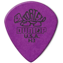 Dunlop Tortex Jazz H3 Violett 36 Stück - Plektrum