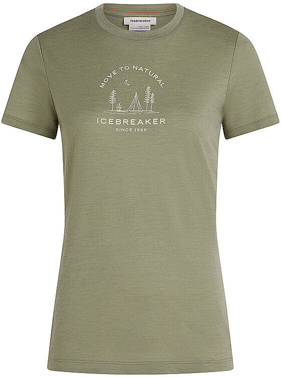 ICEBREAKER Damen Funktionsshirt Merino 150 Tech Lite Peaceful Pass olive   L W