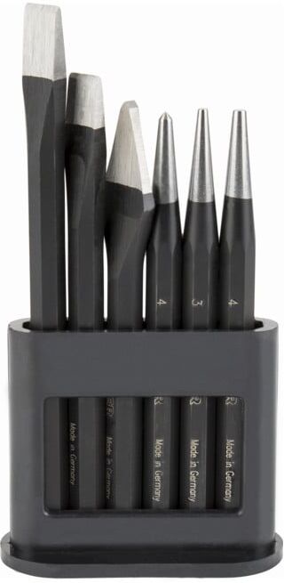 Jeu d'outils STIER Robust+ 6 pièces (burins/pointeaux/chasse-pointes) (903216)
