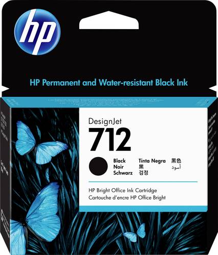 HP Druckerpatrone 712 Original Schwarz 3ED71A
