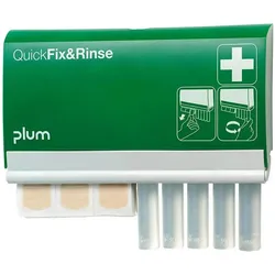 Leina, Pflaster, Plum QuickFix & Rinse Erste-Hilfe-Set - 45 Pflaster & 5 Augenspülungen (1x)