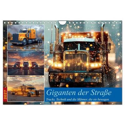 Giganten der Straße (Wandkalender 2027 DIN A4 quer), CALVENDO Monatskalender