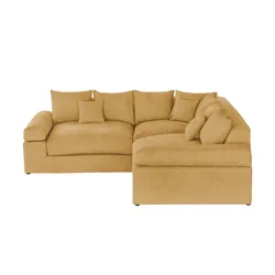 smart Ecksofa  Lionore ¦ gelb ¦ Maße (cm): B: 256 H: 86 T: 256.0