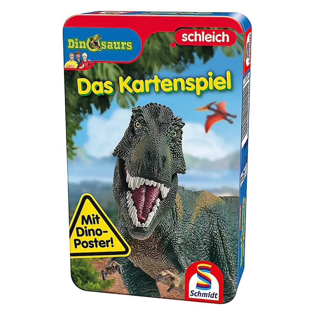 Schmidt Spiele Dinosaurs Das Kartenspiel Metalldose (Deutsch, 2 - 4 Spieler) (51450)