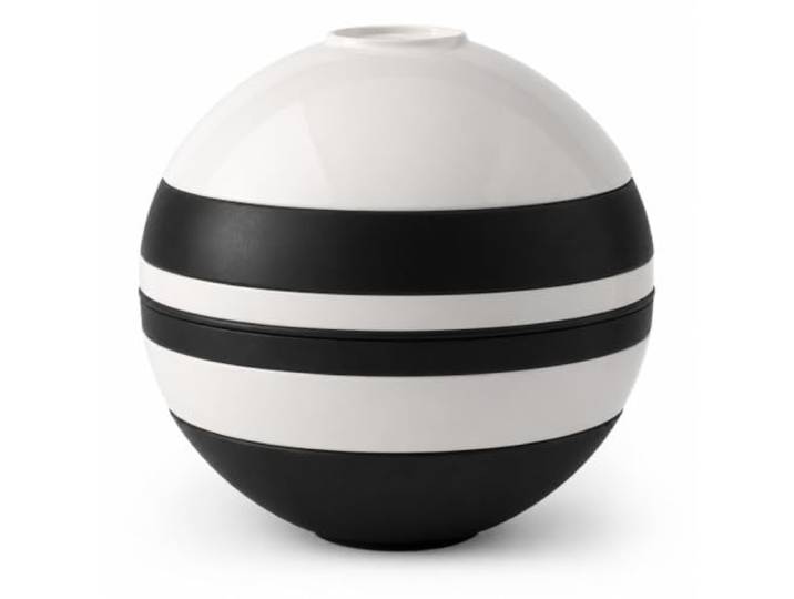 Villeroy & Boch - La Boule Set de Dîner 7 Pièces Noir et Blanc\, Garanti Lave-Vaisselle\, Compatible Micro-Ondes\, Service de Table Complet Moderne\, Ensemble Boule\, Decoration\, Porcelaine Haut de Gamme