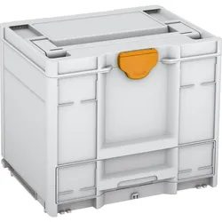 Tanos systainer3 Combi M 337 lichtgrau (RAL 7035), Verschluss narzissengelb (RAL 1007), Griff lichtgrau (RAL 7035) - 83550048.99