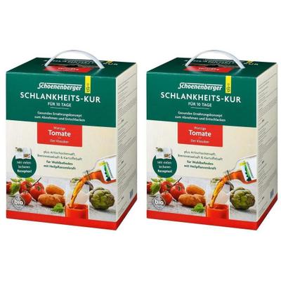 Schlankheitskur würzige Tomate Bio Schoenenberger 2x 2x1 St Saft