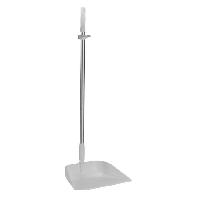 Vikan Sweeping tray,, white, aluminum/PP, with long handle (1000013784)