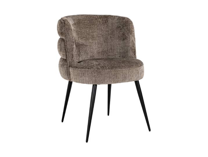 Hochwertiger Design Esszimmerstuhl „Stella“ Stone Chenille Richmond Interiors