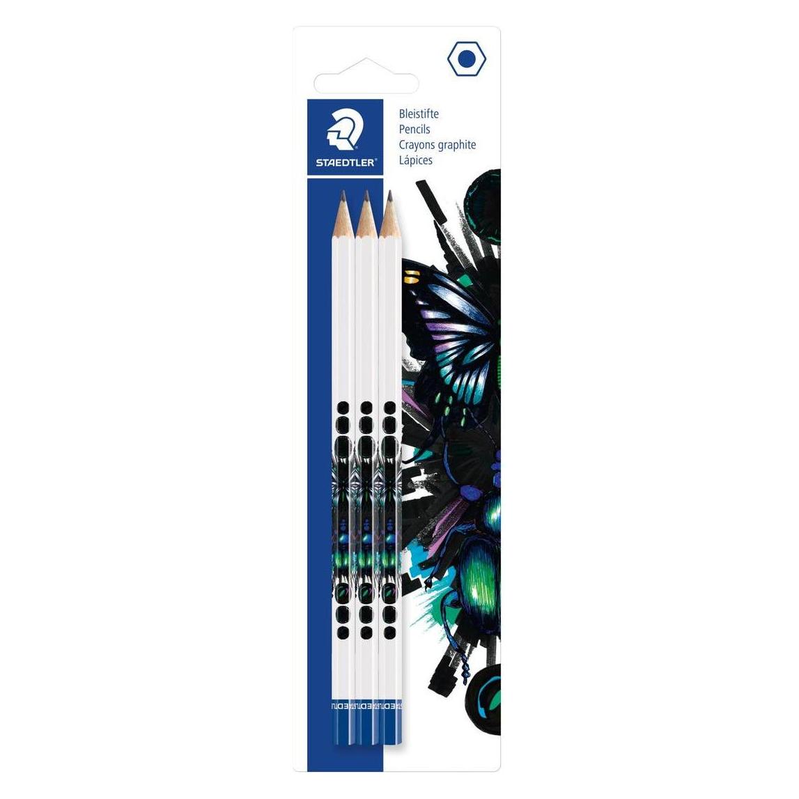 Staedtler Bleistifte 3er 130HBBK3E1 (HB, 3x) (130HBBK3E1)