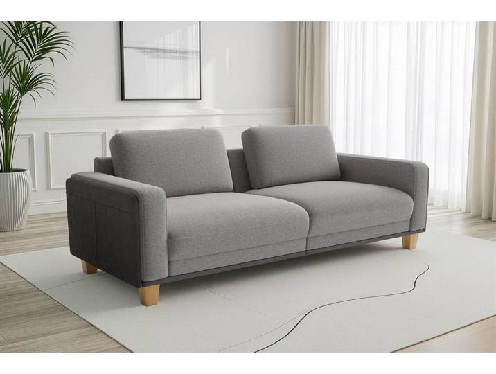 sit&more Big-Sofa Concept, Modernes Sofa in drei Fußfarben zur Auswahl