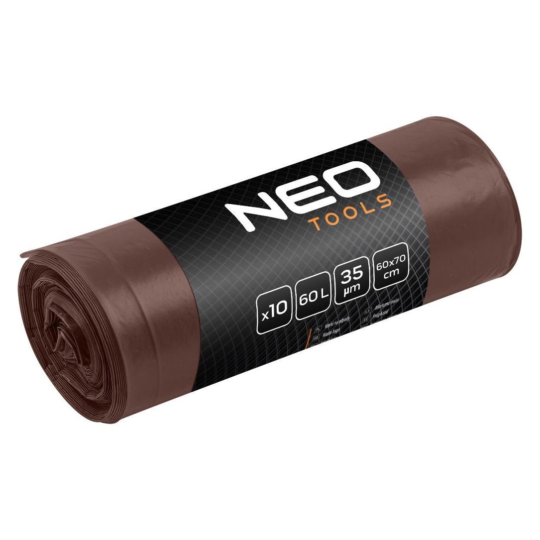 Neo Abfallsäcke 60 L, braun, 35 mic, 10 Stück. (10x, 60 l) (52410660)