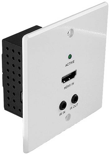 LINDY 70m Cat.6 HDMI 4K60, IR & RS-232 HDBaseT EU Wall Plate Extender, Transmitter HDMI, Infrarot Extender (Verlängerung) 70m