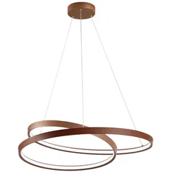 70-W-LED-Pendelleuchte in Zimt-Matt, Serie 6618, Metall- und Aluminiumkonstruktion, verstellbares modernes Design, CCT-Technologie – Perenz