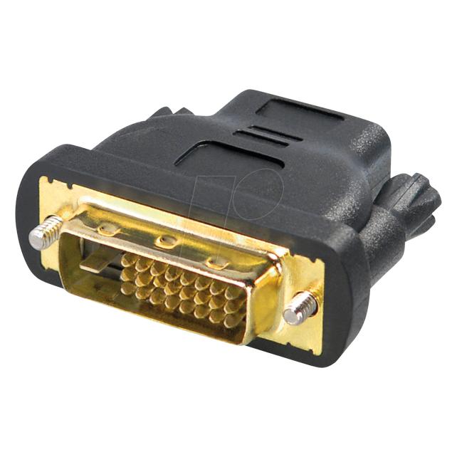 Transmedia Adapter, a) von 1x DVI-D Stecker single link 24+1, b) auf 1x HDMI-Kupplung (C197B)