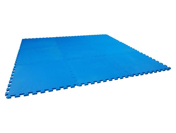 Pool Bodenschutzplatten Premium Blau 50 × 50 cm 9 Stück